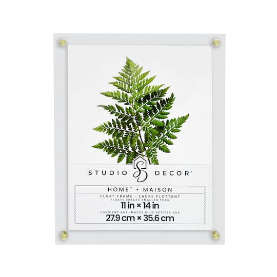 Clear 11&#x22; x 14&#x22; Float Frame, Home&#x2122; by Studio D&#xE9;cor&#xAE;